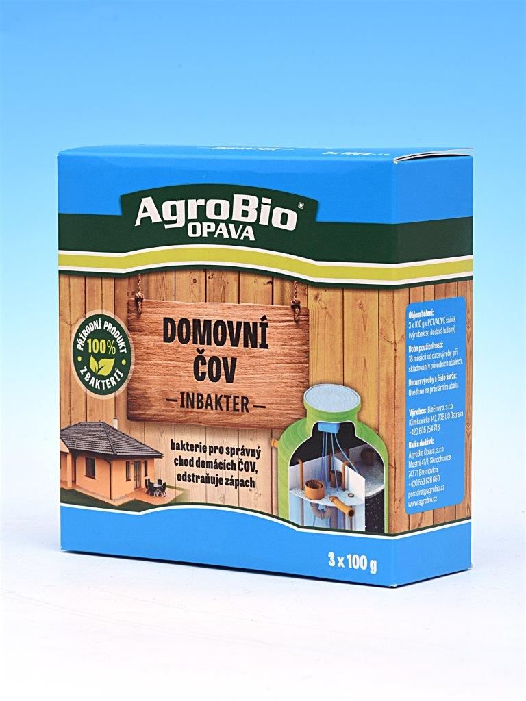 INBAKTER Domové ČOV - 3 x 100 g